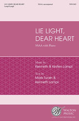 Lie Light, Dear Heart SSAA choral sheet music cover